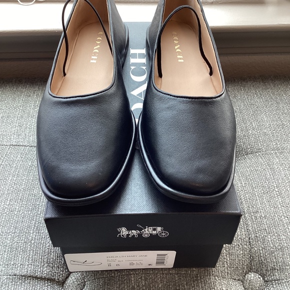 COACH Women's Emilia Mary Jane Ballet Flats, size 8 - Picture 3 of 13